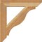 Ekena Millwork Funston Slat Rough Sawn Bracket, Western Red Cedar, 4"W x 26"D x 26"H BKT04X26X26FST06RWR - alternate 2